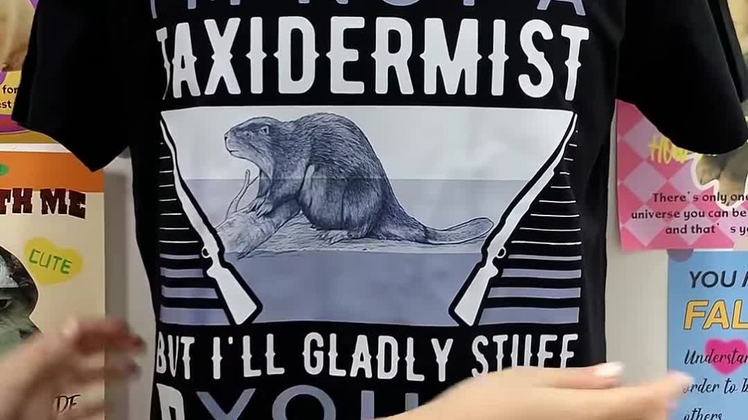 ⁣Not a Taxidermist – But I'll Gladly Stuff Your Beaver! 😂 | Funny Double-Meaning T-Shirt