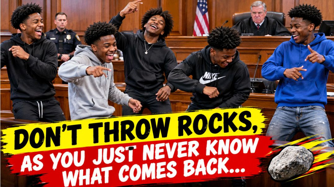 THEY THOUGHT IT WAS FUNNY - UNTIL THE JUDGE SPOKE!