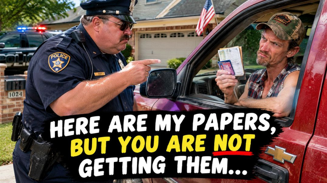 ⁣Officer and Motorist Clash Over Rights and Procedures, Motorist Refuses To Take Any Crap...
