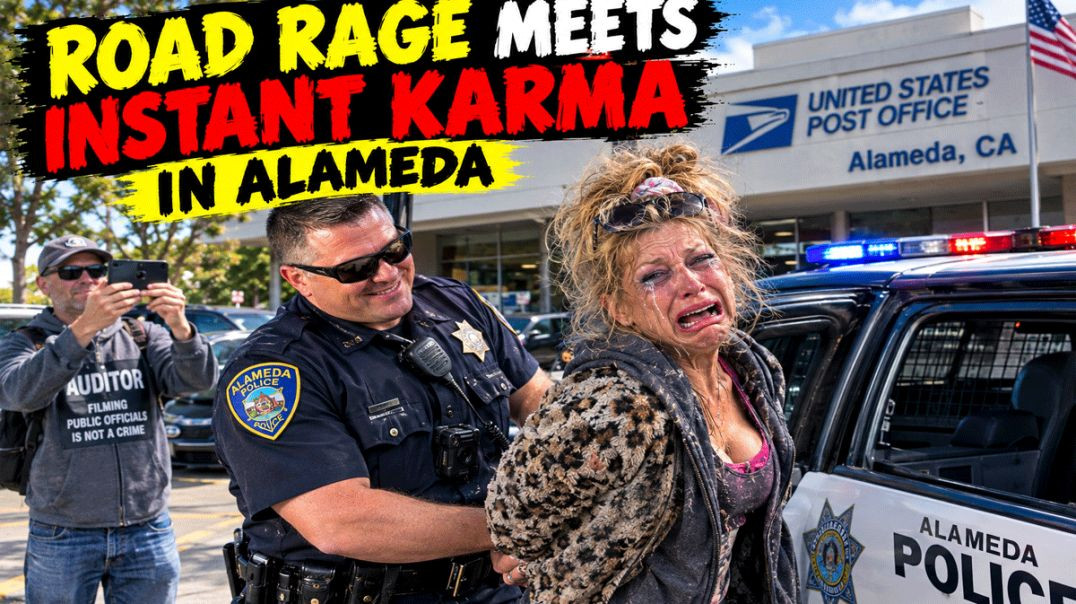 ⁣Road Rage Meets Instant Karma in Alameda, CA