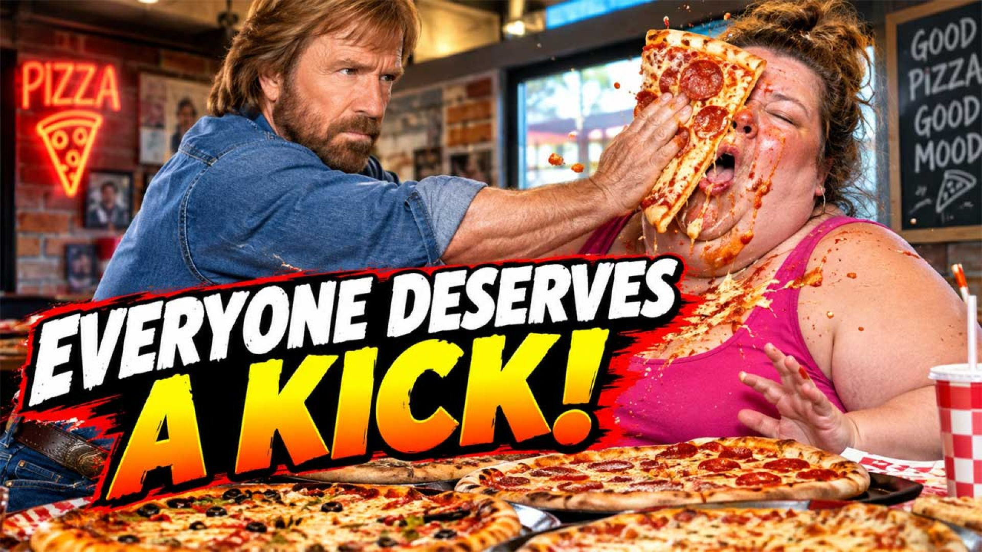 CHUCK NORRIS IS BACK! 😂 Everybody Gets KICKED! | AI Comedy